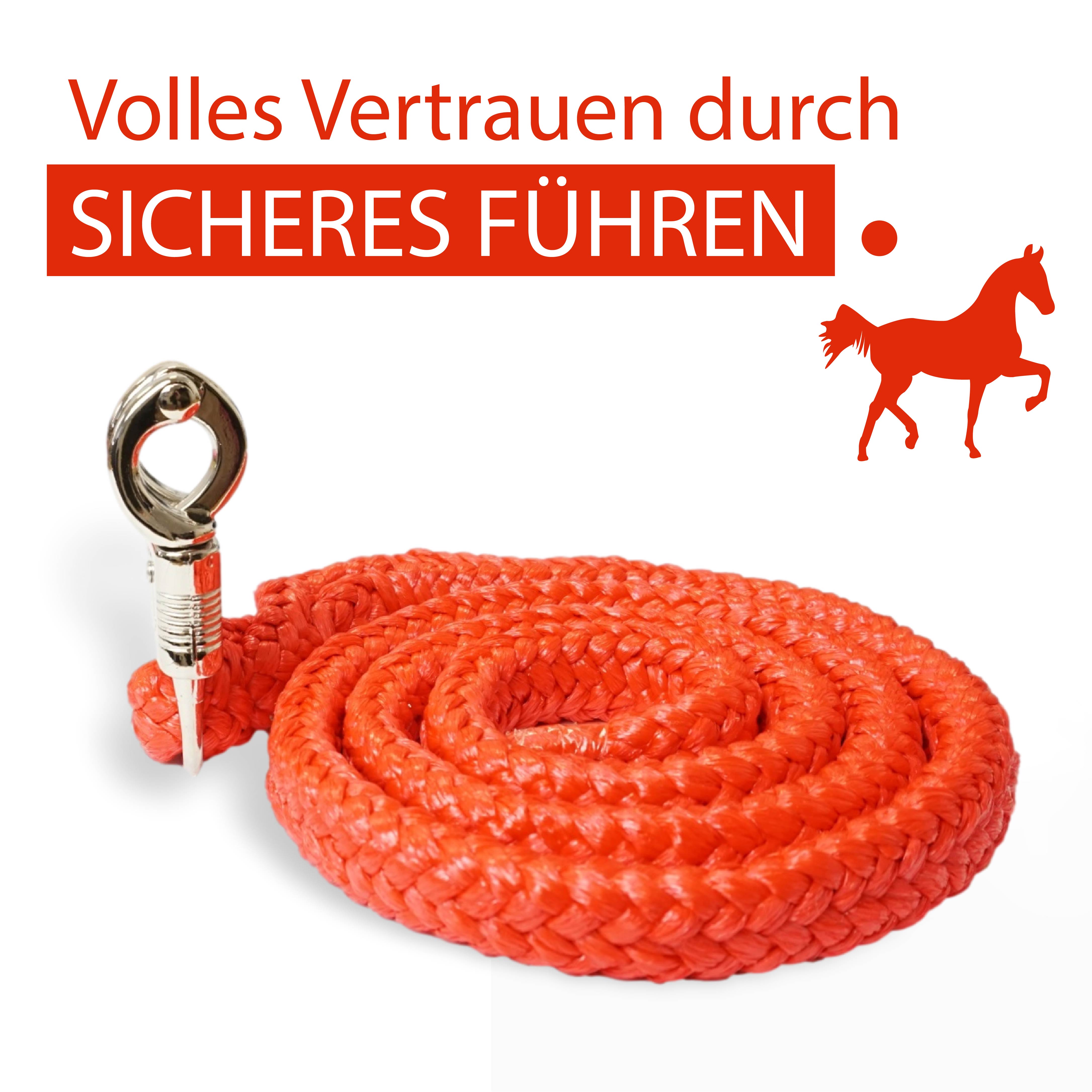 Führstrick mit Panikhaken, Länge 1,60 m